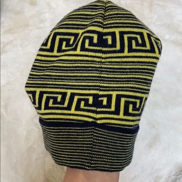 Versace Greek pattern beanie hat - Picture 2 of 3